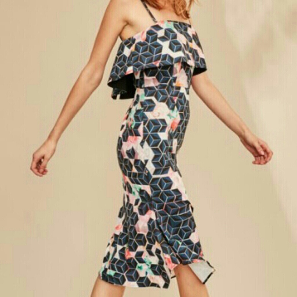 Cooper St. "Midnight Meadow" midi dress